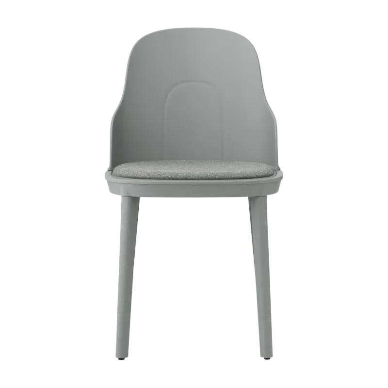 Chaise en polypropylène à l'assise en tissu MLF gris Allez Grey - Normann Copenhagen - The Cool Republic