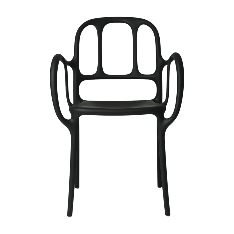 Chaise en polypropylene noire Mila - Magis - The Cool Republic