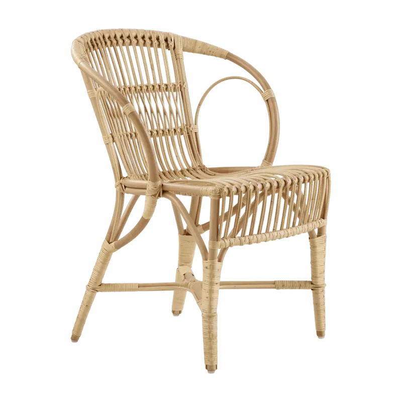 Chaise en rotin clair Wengler - Sika Design - The Cool Republic