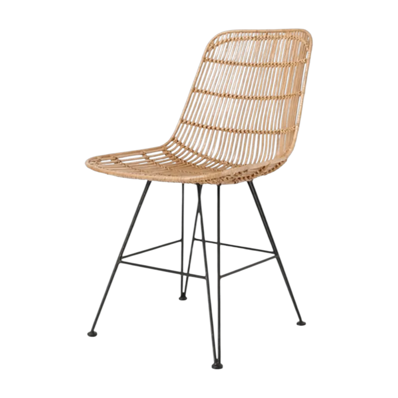 Chaise en rotin naturel Tube - HKliving - The Cool Republic