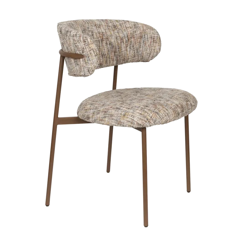 Chaise en tissu beige Finn - The Cool Republic - The Cool Republic