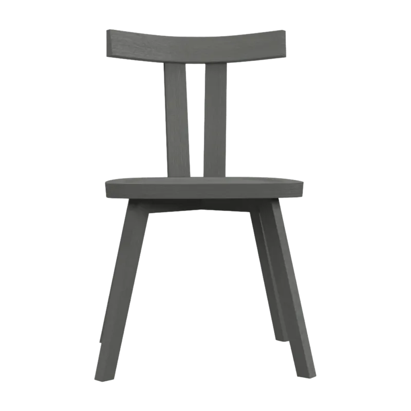 Chaise laquée gris Gray 23 - Gervasoni - The Cool Republic