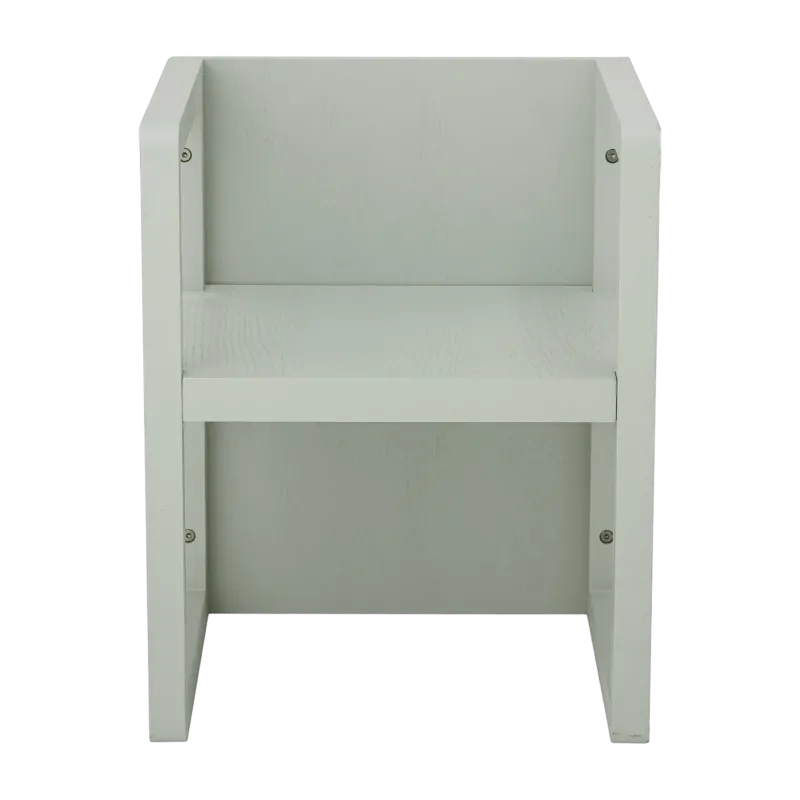 Chaise multifonctionelle en bois vert Nan - Bloomingville mini - The Cool Republic