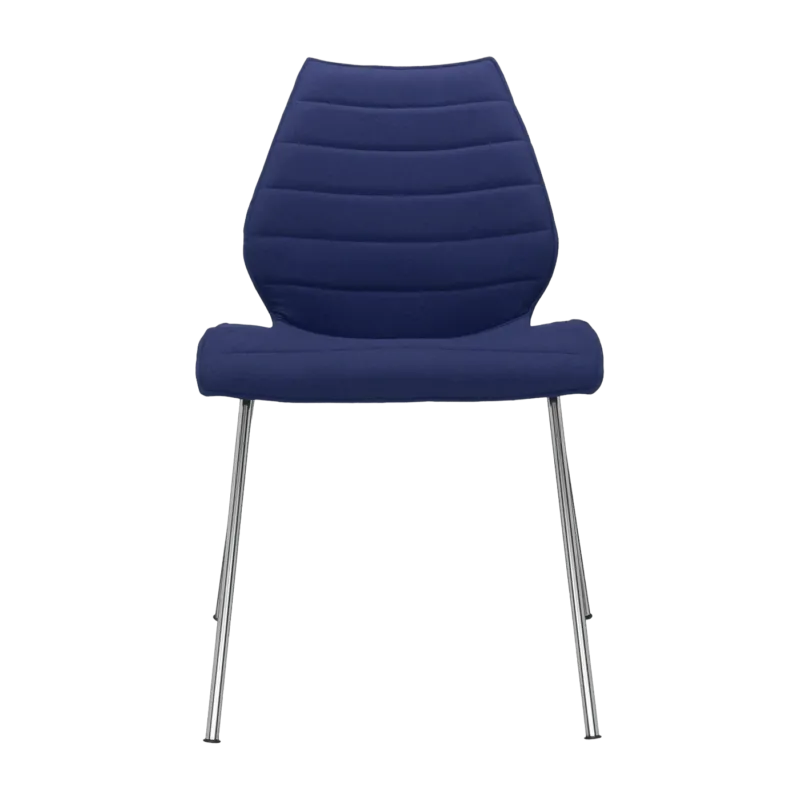 Chaise rembourrée bleue Maui Soft - Kartell - The Cool Republic
