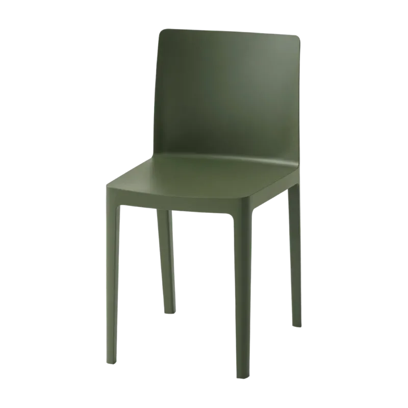 Chaise vert olive recyclée Elémentaire - Hay - The Cool Republic
