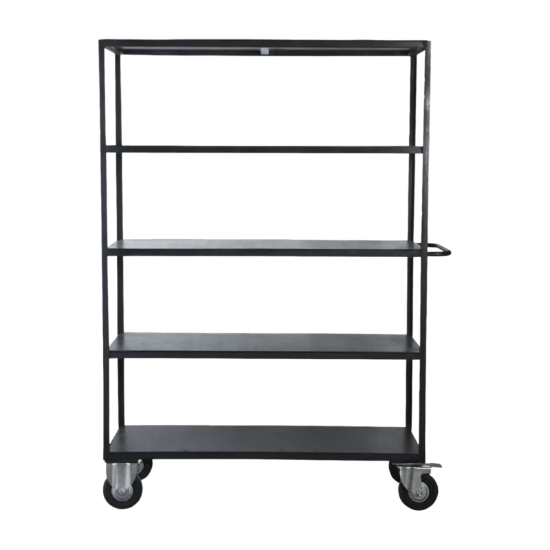 Chariot en bois de manguier Design Noir - House Doctor - The Cool Republic