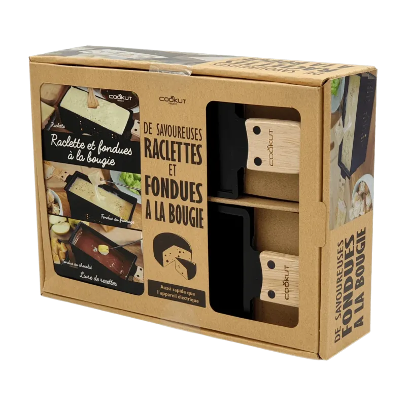 Coffret raclette à la bougie et fondue Lumi - Cookut - The Cool Republic