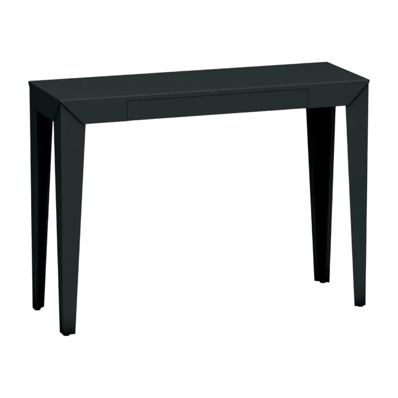 Console à tiroir anthracite finition mate 120 cm Zef - Matière Grise - The Cool Republic