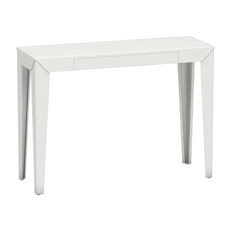 Console à tiroir blanc finition mate 103 cm Zef - Matière Grise - The Cool Republic
