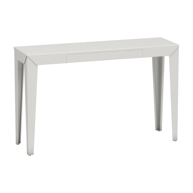 Console à tiroir blanc finition mate 120 cm Zef - Matière Grise - The Cool Republic