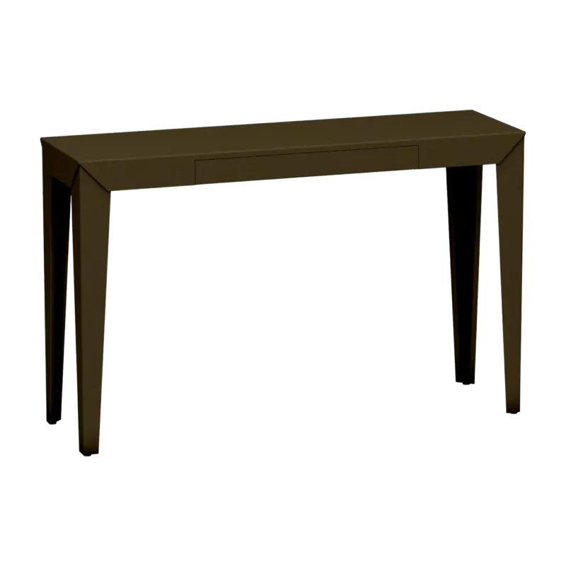 Console à tiroir bronze finition mate 120 cm Zef - Matière Grise - The Cool Republic