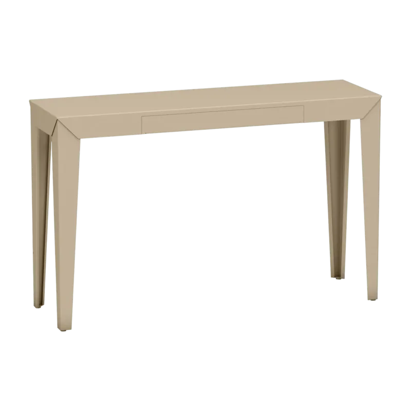 Console à tiroir crème finition mate 120 cm Zef - Matière Grise - The Cool Republic