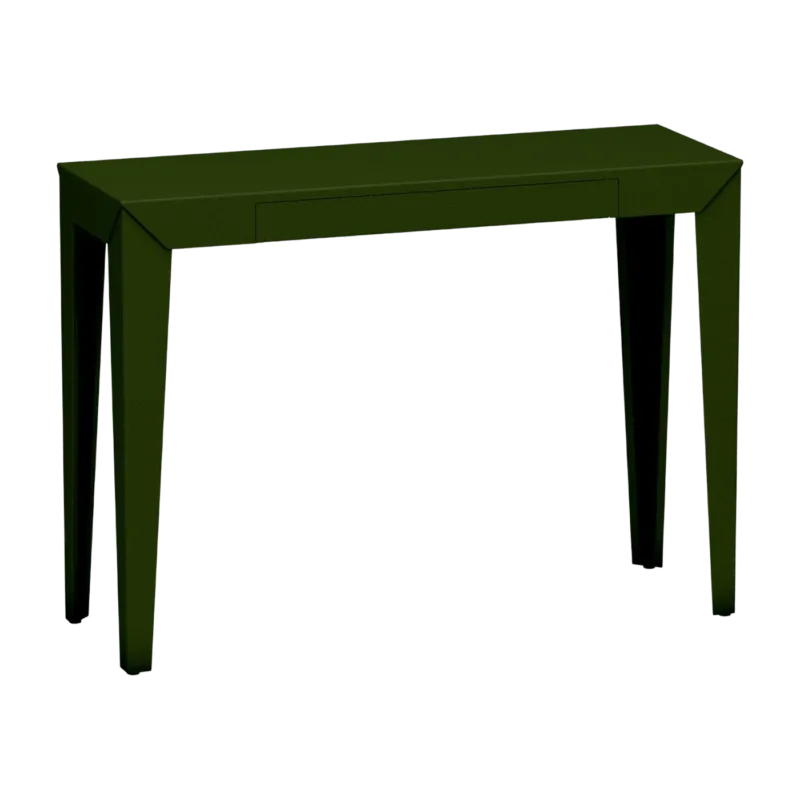 Console à tiroir olive finition mate 103 cm Zef - Matière Grise - The Cool Republic