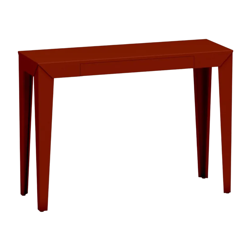 Console à tiroir terracotta finition mate 120 cm Zef - Matière Grise - The Cool Republic
