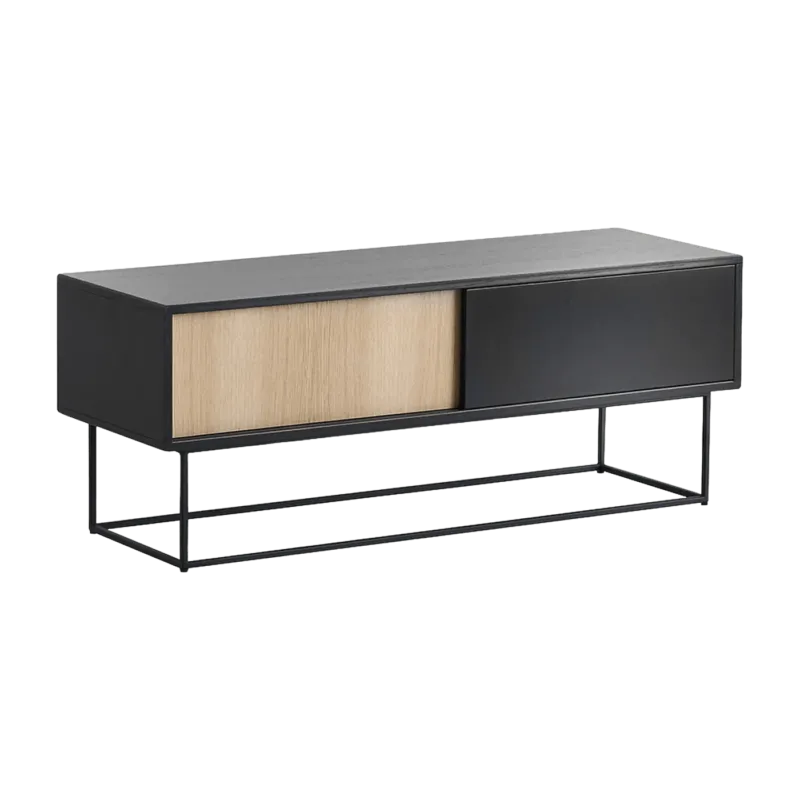 Console basse Virka bas Noir - Woud - The Cool Republic