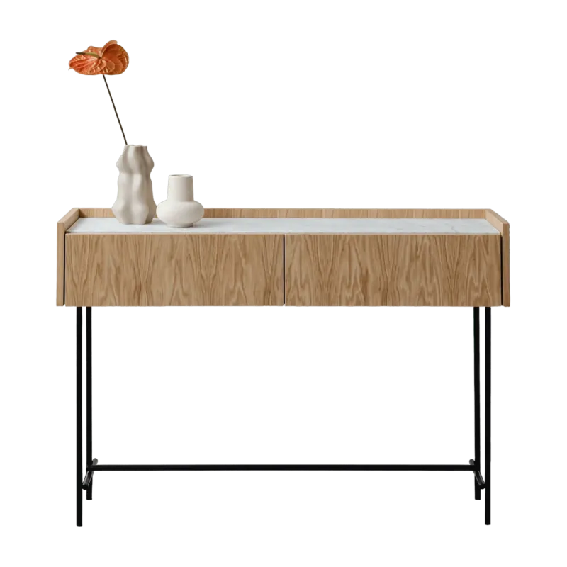 Console en chêne naturel Forst - Un’common - The Cool Republic