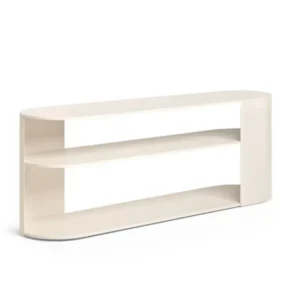 Console en frêne beige et acier beige 140x36,5x52cm Plateau - Fest Amsterdam - The Cool Republic