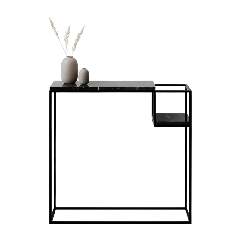 Console en marbre noir Hop - Un’common - The Cool Republic