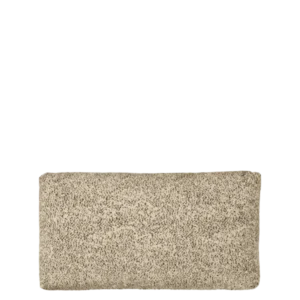 Coussin de canapé rectangulaire en velours poppy beige et noir Dase - Ferm Living - The Cool Republic