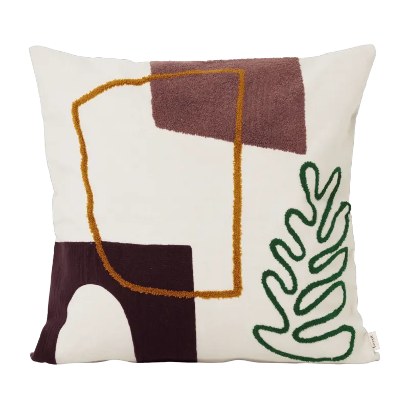 Coussin en coton blanc Mirage - Ferm Living - The Cool Republic