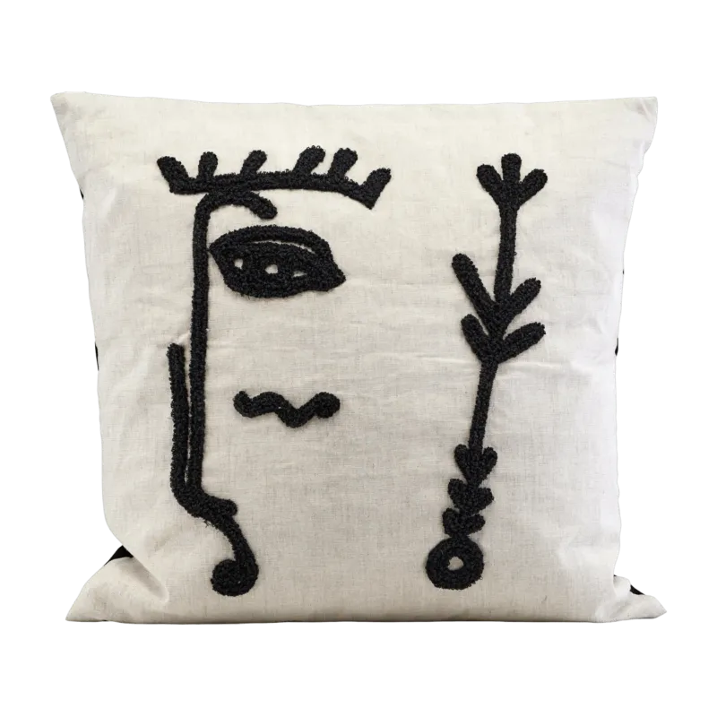 Coussin en lin beige avec garnissage Ingo - House Doctor - The Cool Republic