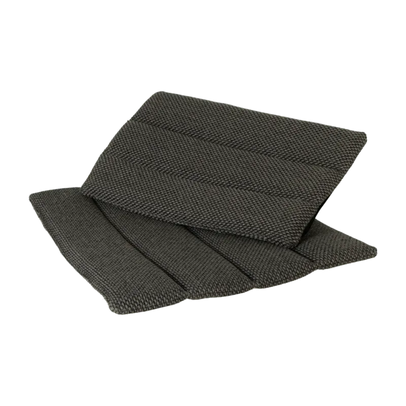 Coussin et dossier d'assise gris foncé Flip - Cane-Line - The Cool Republic