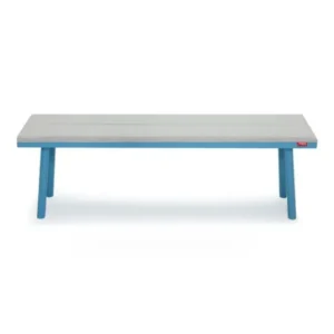 Coussin rayé gris clair pour banc d'extérieur fred's 160x40cm - Fatboy - The Cool Republic