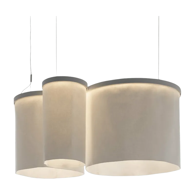 Diffuseur acoustique pour suspension 50 x 20 cm Ripple Modèle d'exposition - Artemide - The Cool Republic