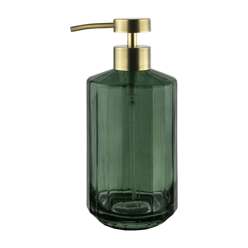 Distributeur de savon en verre vert 18 cm VISION - Mette Ditmer - The Cool Republic