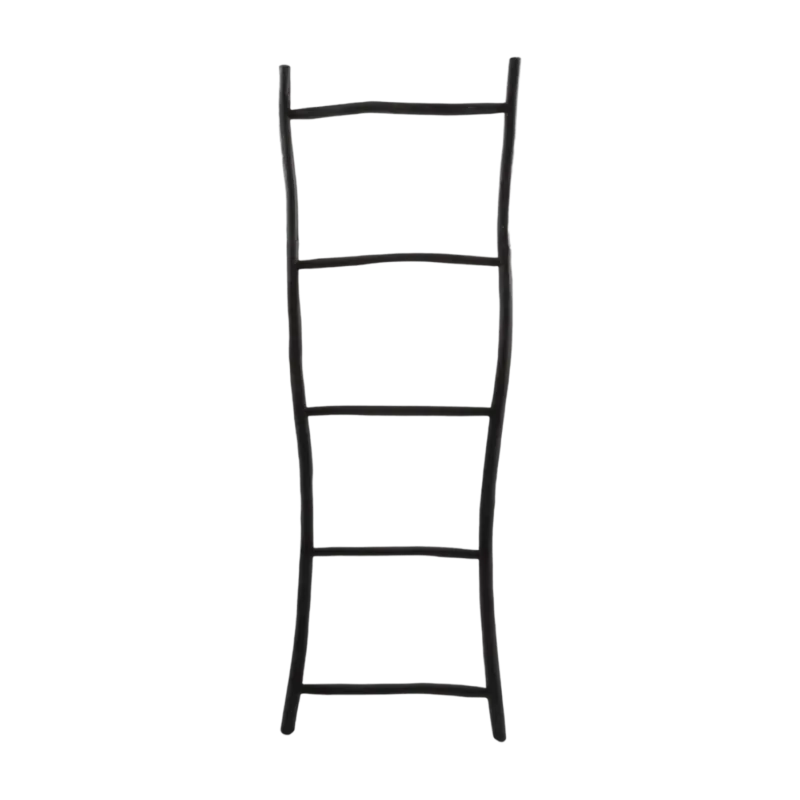 Echelle en teck 165 cm noir Tulum - Bazar Bizar - The Cool Republic