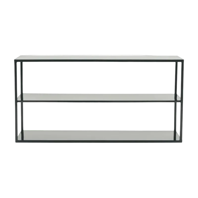 Etagère 2 étages en acier noir Modèle C - House Doctor - The Cool Republic