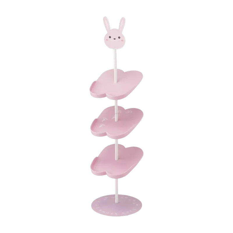 Etagère à chaussures pour enfants en acier rose - Yamazaki - The Cool Republic