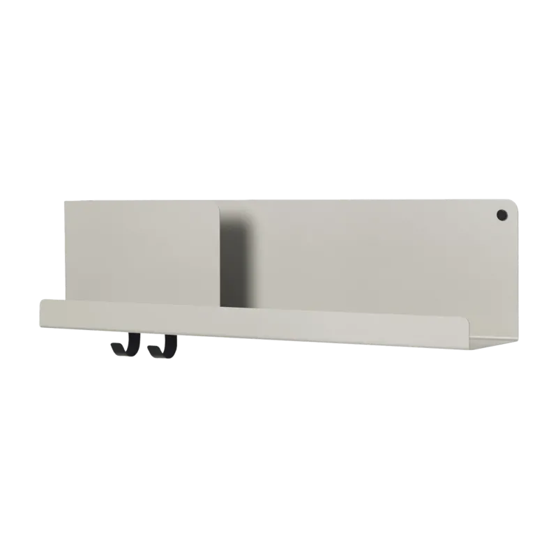 Étagère grise en métal 63 cm Folded - Muuto - The Cool Republic