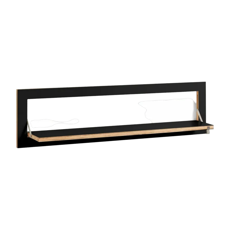 Étagère modulable noire 100 x 27 cm Fläpps - Ambivalenz - The Cool Republic