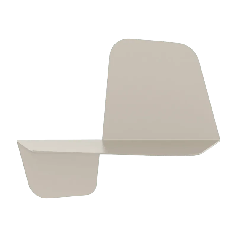 Étagère murale beige 42 cm Flap - Meme Design - The Cool Republic