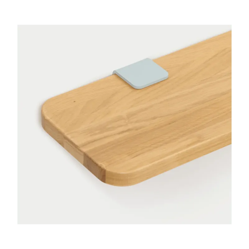 Etagère murale en chêne avec deux accroches bleu pâle 120cm Bracket - TIPTOE - The Cool Republic