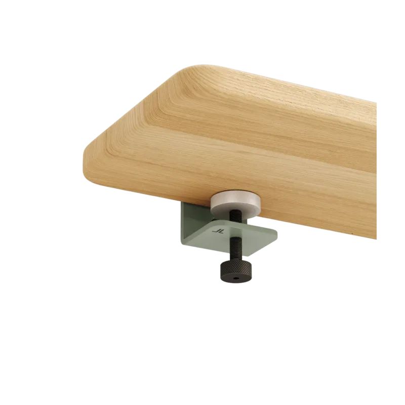 Etagère murale en chêne avec deux accroches gris eucayptus 120cm Bracket - TIPTOE - The Cool Republic