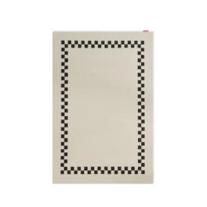 Tapis rectangulaire de jardin en polypropylène crème160x130cm Carpretty Petit - Fatboy