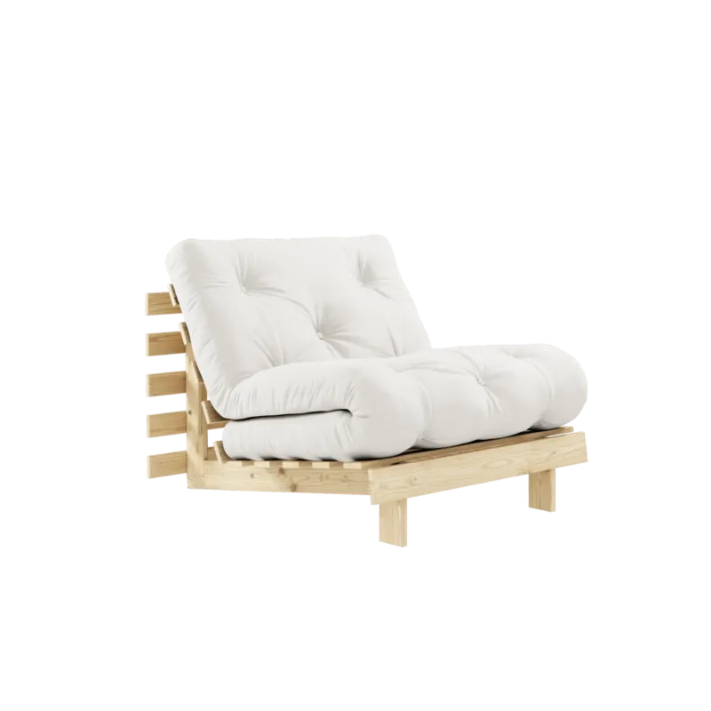 Fauteuil convertible natural 90 Roots - Karup Design - The Cool Republic