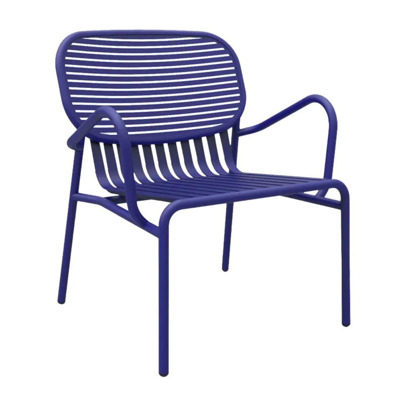 Fauteuil de jardin bleu Week End - Petite Friture - The Cool Republic