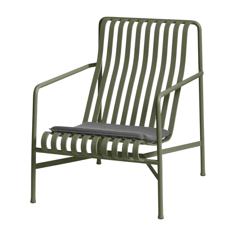 Fauteuil de jardin lounge en métal olive 73x88cm Palissade - HAY - The Cool Republic