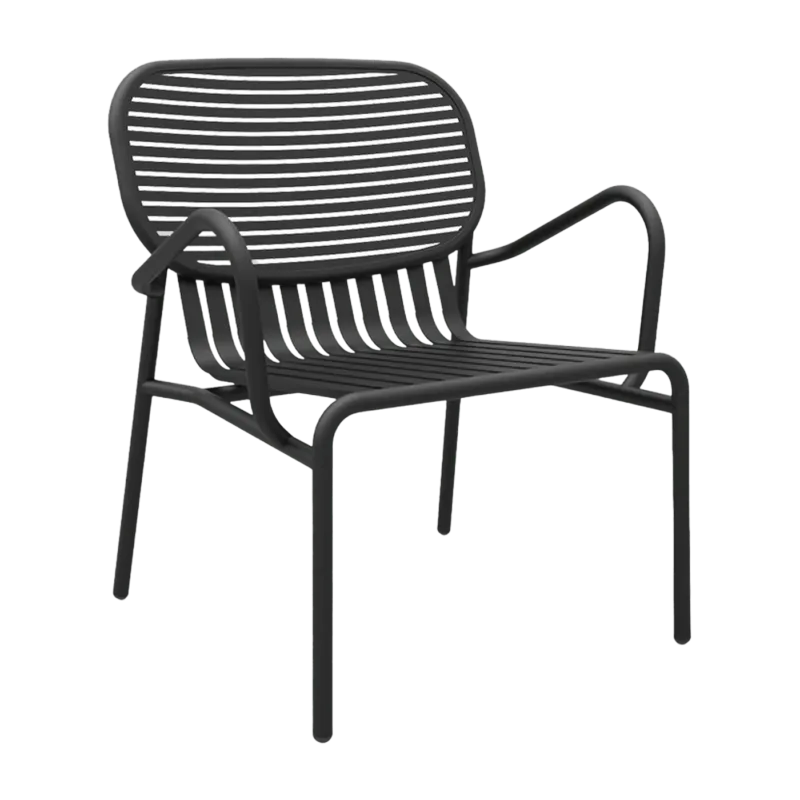 Fauteuil de jardin noir Week-End - Petite Friture - The Cool Republic