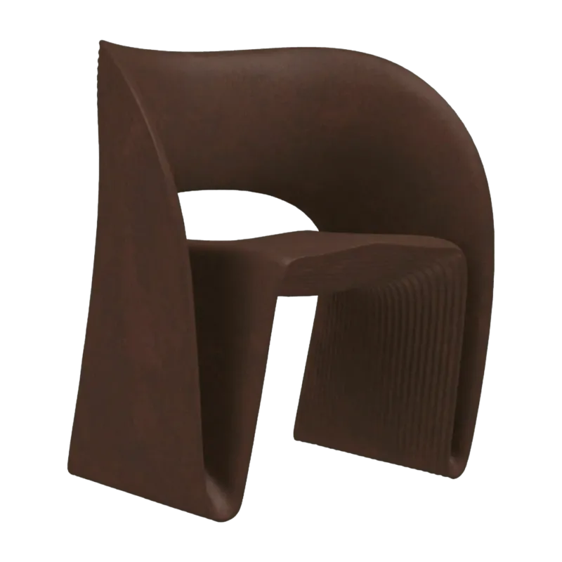 Fauteuil design marron Raviolo - Magis - The Cool Republic