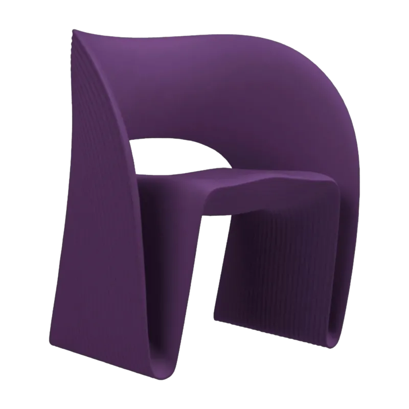 Fauteuil design violet Raviolo - Magis - The Cool Republic