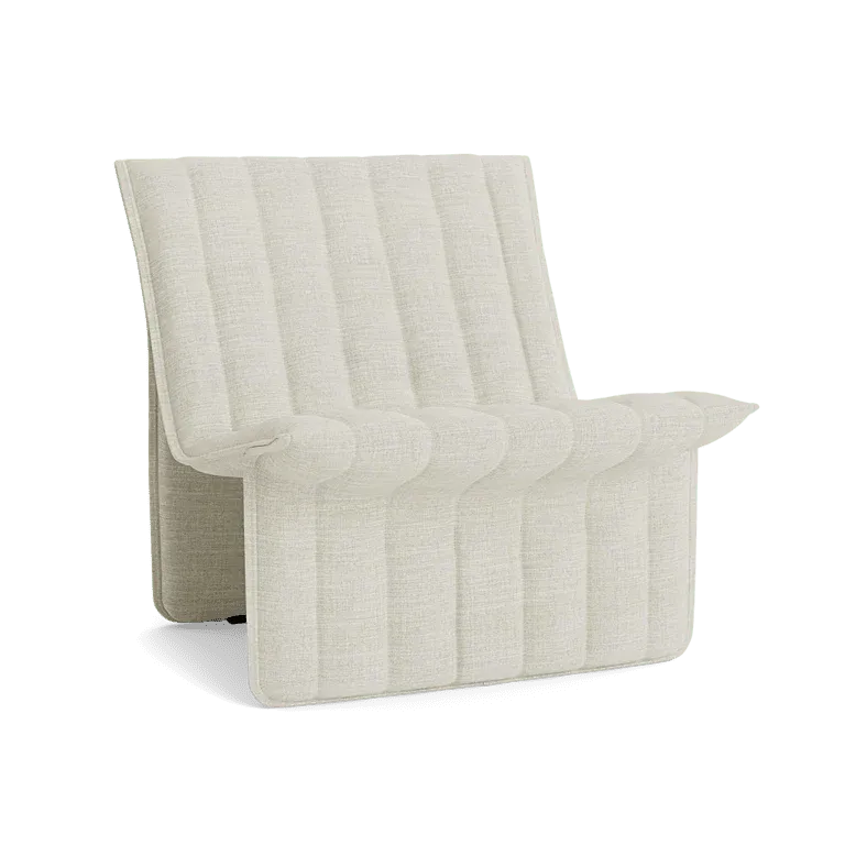 Fauteuil en acier et tissu beige 70x68cm Limit - Normann Copehagen - The Cool Republic