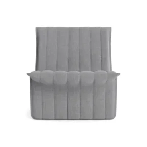 Fauteuil en acier et tissu gris 70x68cm Limit - Normann Copehagen - The Cool Republic