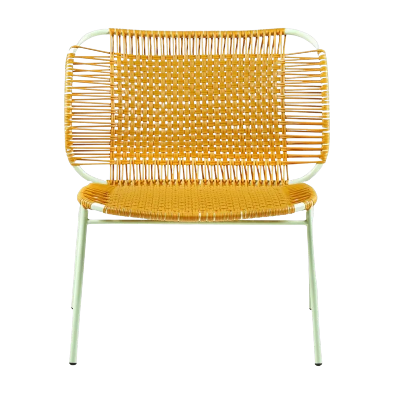 Fauteuil en acier jaune Cielo - Ames - The Cool Republic