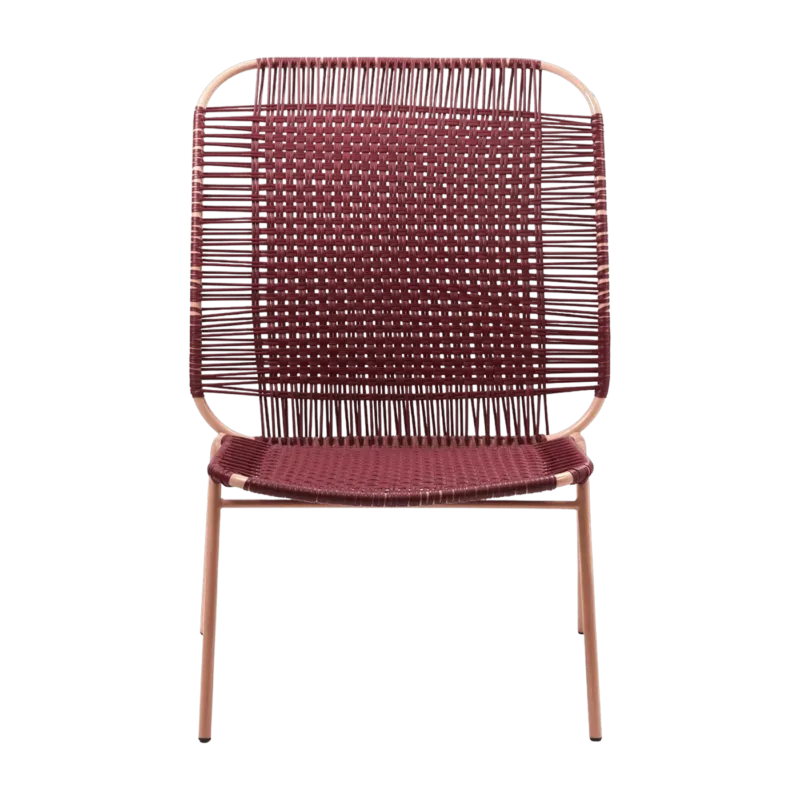 Fauteuil en acier violet Cielo High - Ames - The Cool Republic