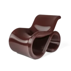 Fauteuil en impression 3D bordeaux 86x54x66cm - Crème atelier - The Cool Republic