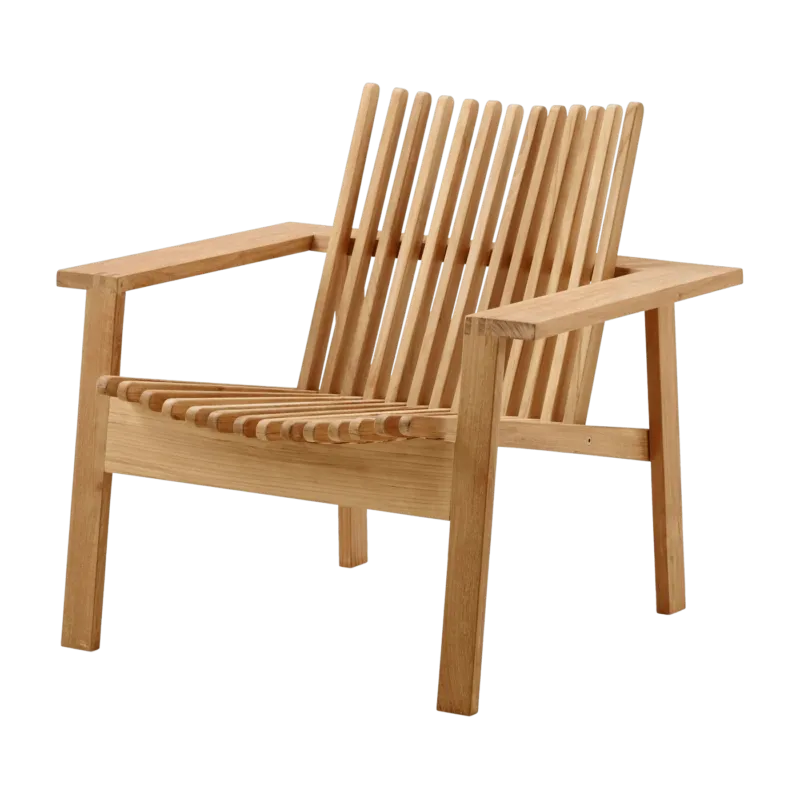 Fauteuil en teck Amaze - Cane-Line - The Cool Republic
